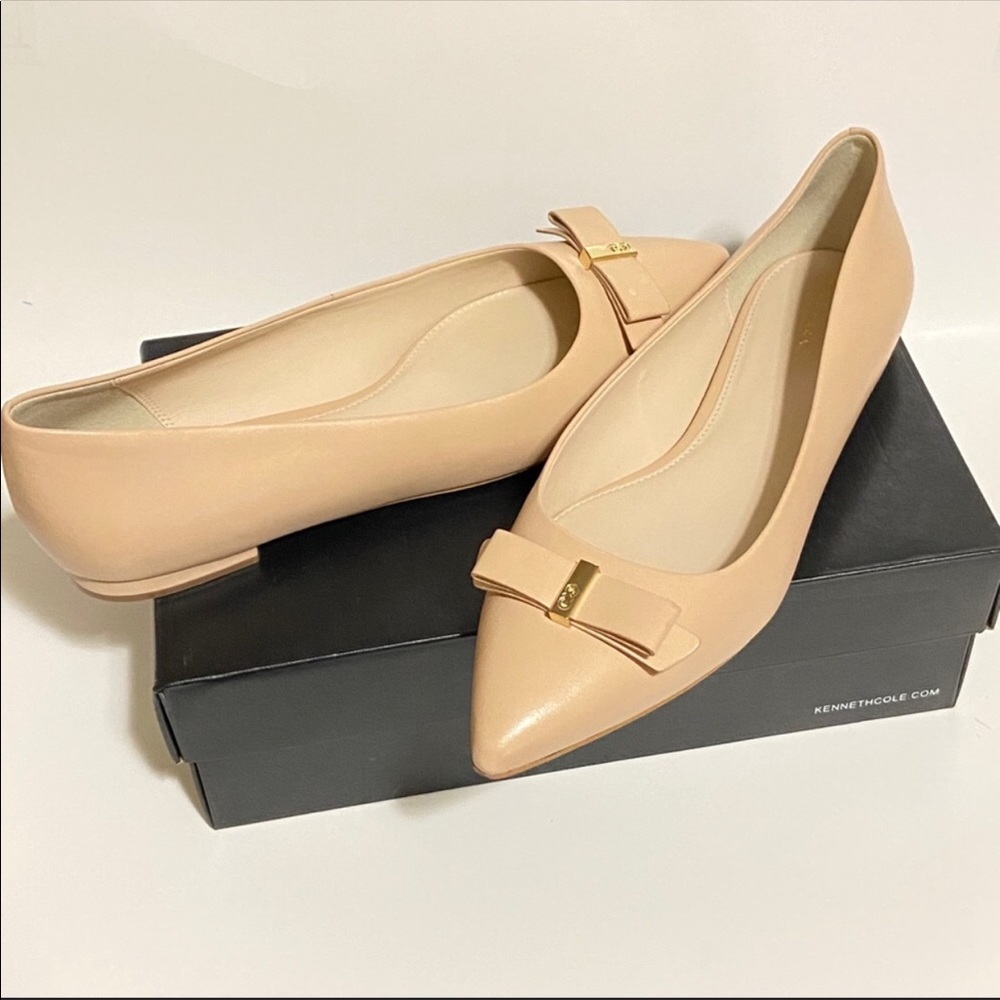 Cole Haan | Elsie Bow Skimmer Nude Point Toe Flats